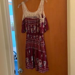 Worn once, perfect for just about anything. Super cute, loose, and comfortable